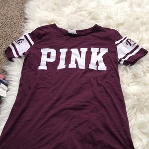 Here’s another maroon PINK shirt